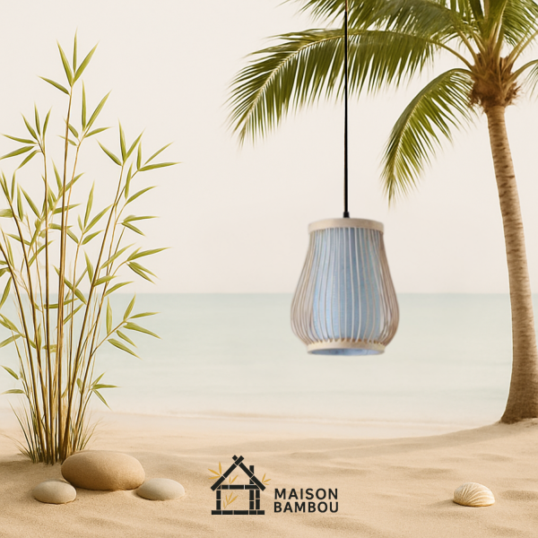 suspension bleu bambou hong kong