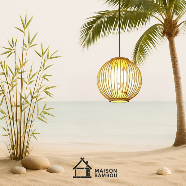 suspension bambou nébuleuse