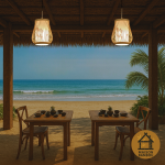 éclairage suspendu bambou osaka