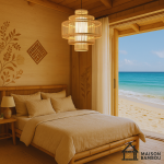 lustre en bambou élégant