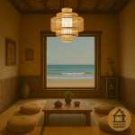 luminaire moderne en bambou