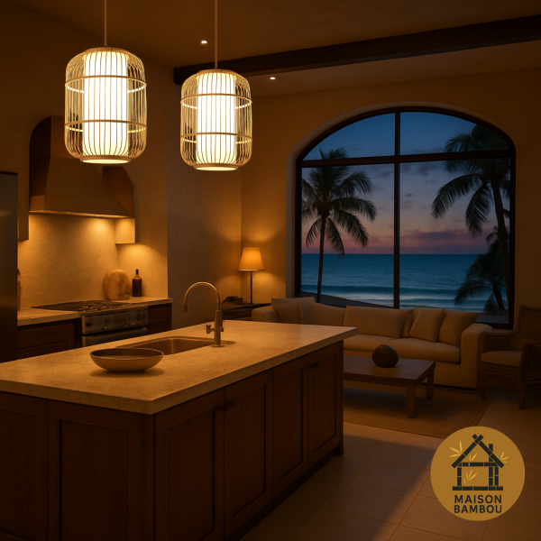 lustre tube bambou kunming